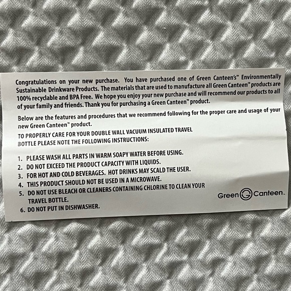 Green Canteen Environmentally Sustainable Drinkware - Picture 6 of 6